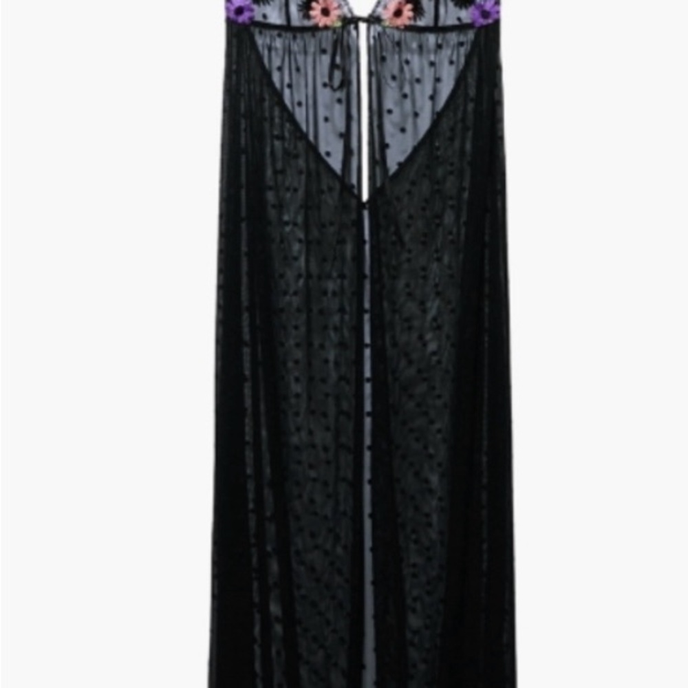 Savage X Fenty Black and Purple Chemise